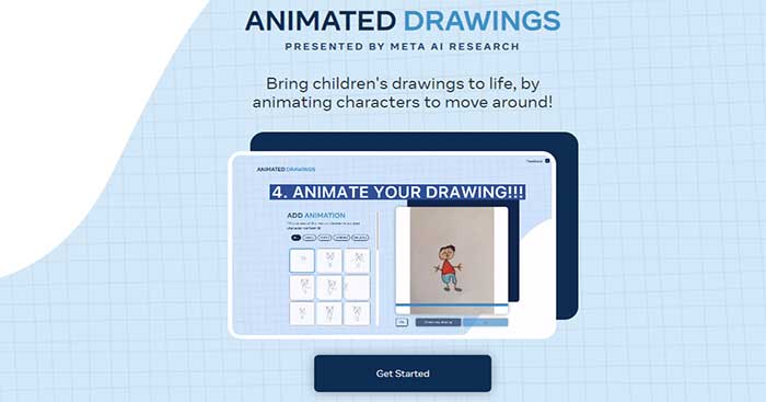 Chuyển đổi các bản vẽ 2D thành ảnh động vui nhộn với Animated Drawings