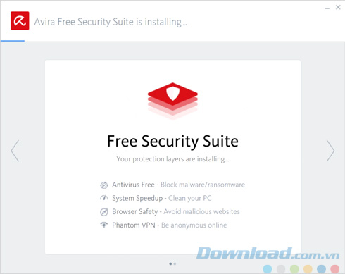 Cài đặt Avira Free Security Suite