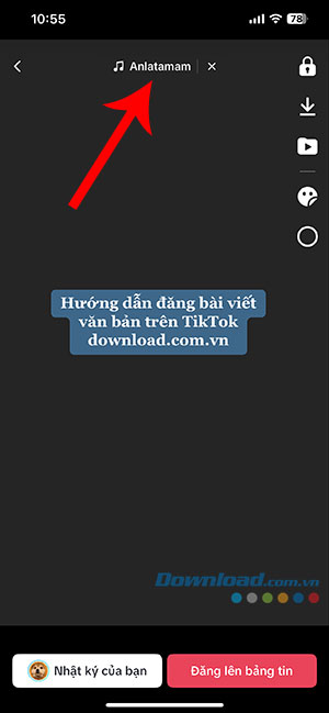 cach dang bai viet van ban tren TikTok 5*427715