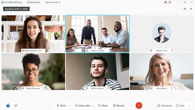 Cisco Webex Meetings có nhiều tính năng tiện ích và đường truyền ổn định