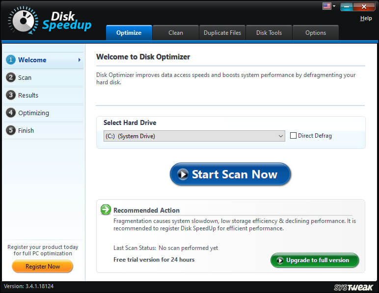 Systweak Disk Speedup