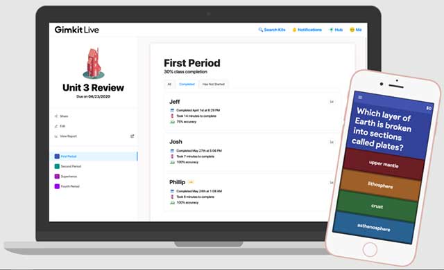 Gimkit là web tạo trò chơi học tập giống Kahoot và Quizizz