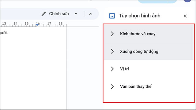 Tùy chọn hình ảnh