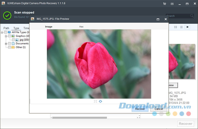 Khôi phục dữ liệu trên máy ảnh với IUWEshare Digital Camera Photo Recovery