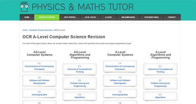 PMT cung cấp tài nguyên cho tất cả các môn học GCSE và A-level chính