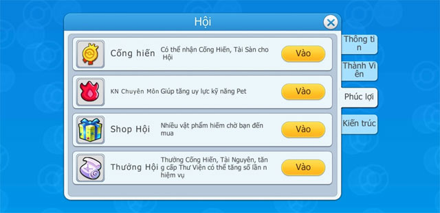 Tham gia hoạt động