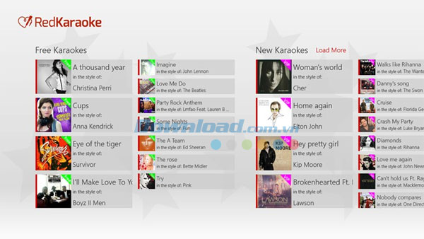 Red Karaoke cho Windows 8