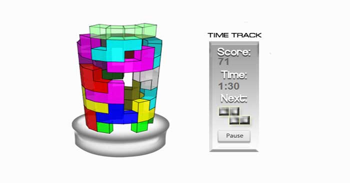 Tetris 3D là một biến thể mới độc đáo của game xếp gạch cổ điển Tetris
